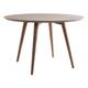 Table à manger design ronde D120 cm LIVIA - Noyer