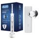 Oral-B Genius 8000N Elektrische Zahnbürste/Electric Toothbrush, 5 Putzmodi für Zahnpflege & Bluetooth-App, Reiseetui, Designed by Braun, silber
