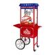 Royal Catering Popcornmaschine mit Wagen - USA-Design - rot RCPW-16.1