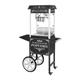 Popcornmaschine mit Wagen - Retro-Design - schwarz - Royal Catering RCPW.16.2