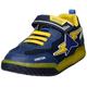 Geox Jungen J INEK Boy B Sneaker, Blau (Navy/Yellow C0657), 29
