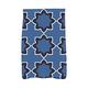 E by design Bohemian Geometric Print Kitchen Towel, 16" x 25", Blue