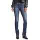 Silver Jeans Co. Damen Suki Curvy Fit Mid Rise Slim Bootcut Jeans, Vintage Dark Wash, 28W x 31L