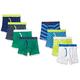 Amazon Essentials 8-Pack Cotton Boxer Briefs Underwear Unterwäsche, Haifische/Streifen, XXL(14-16 Jahre), 8er-Pack