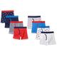 Amazon Essentials 8-Pack Cotton Boxer Briefs Underwear Unterwäsche, Sterne Und Streifen, S(6-7 Jahre), 8er-Pack