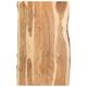 vidaXL Dessus de table Bois d'acacia massif 100x(50-60)x3,8 cm