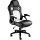 Chaise gamer TYSON - chaise de bureau, fauteuil de bureau, siege de bureau - noir/blanc