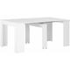 Vidaxl - Table à Dîner Extensible 175x90x75 cm Blanc Brillant - Blanc
