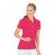 Trigema Poloshirt mit Swarovski Kristallen rot Damen Poloshirts (mit Arm) Jersey Shirts Sweatshirts