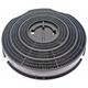Whirlpool - Filtre charbon rond type 30 235mm 220g (à l'unité) (46582-2504) (484000008609) Hotte