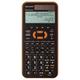Taschenrechner Schulrechner EL-W531XGYR, 335 Funktionen, Solar+Batterie, schwarz-orange