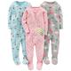 Simple Joys by Carter's infant-and-toddler-pajama-sets, Ballerina/Moon/Bee, 6-9 Months