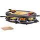 PRINCESS Raclette 8 Oval Grill Party - 162700, St. Raclettepfännchen, 1200 W schwarz Küchenkleingeräte Haushaltsgeräte
