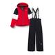 Colmar Kinder Anzug-3165S Anzug, Bright Red-Black-WHI, 14