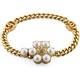 Gucci Bracelet double g avec perles