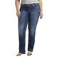 Silver Jeans Co. Damen Plus Size Suki Curvy Fit Mid Rise Slim Bootcut Jeans, Vintage Dark Wash, 16W x 31L