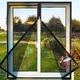 Moustiquaire anti-insectes pour fenêtre fermeture à glissière filet autoadhésif anti-moustiques