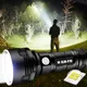 SHEN — Lampe de poche de grande puissance à lumière LED, torche tactique, USB rechargeable, L2