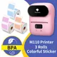 Phomemo – imprimante d'étiquettes thermiques intelligente M110, Compatible Bluetooth, pour codes à