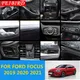 Moulage intérieur en Fiber de carbone pour Ford Focus 2019 2020 2021 ABS accoudoir intérieur de
