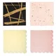 Décorations de table serviettes de table en papier Rose doré Rose bleu 20 pièces/paquet divers