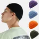 Bonnet tricoté en laine pour homme et femme bonnet chaud d'hiver chapeau Hip Hop élastique