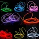 Câble lumineux fluo Flexible bande lumineuse pour décoration de danse de noël bricolage de