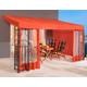 Quick Star Anbaupavillon Romana, (Set), BxT: 300x400 cm orange Pavillons Garten Balkon