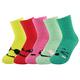 5 Stück flauschige Socken für Damen und Mädchen, ideal für den Urlaub, Winter oder Weihnachten, Hütte, weiche, warme Hausschuhe, Crew-Socken (Happyface)
