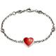 Gucci Bracelet heart avec détail gg