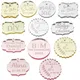 Décorations de Table de mariage gravées personnalisées 100 pièces cercles de Table étiquettes
