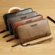 YoReAi – portefeuille Long de 5.5 pouces pour hommes pochette en cuir porte-cartes de crédit à la
