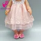 Robe de poupée rose pour fille de 18 pouces, 43cm, sous-vêtements pour bébé