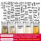 170 Étiquettes de garde - manger imprimées Étiquettes de bouteilles de contenants domestiques