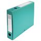 Exacompta 59633E 10x Archivbox mit Druckknopf aus PP 700µ, Rücken 60mm, blickdicht, 25x33cm für DIN A4 - Grün