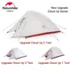 Naturehike – tente de Camping pour 1, 2 ou 3 personnes, mise à niveau Cloud Up, ultralégère, 20D,