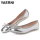 YAERNI – ballerines avec nœud papillon pour femmes, chaussures plates de Ballet, chaussures plates,