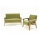 WL080 – meubles miniatures en tissu, canapé et chaise pour maison de poupée, accessoires de salon,