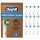 Oral-B Precision Clean Aufsteckbürsten für elektrische Zahnbürste, 12 Stück, mit CleanMaximiser-Borsten für optimale Zahnpflege, briefkastenfähige Verpackung