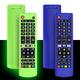 Alquar Silikonhülle für LG AKB75095307 AKB75375604 AKB74915305 Fernbedienung, stoßfest, Anti-Verlust-Fernbedienung, Schutzhülle für LG Smart TV-Fernbedienung, leuchtend grün + blau, 2 Stück