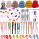 Vêtements et chaussures pour poupées Barbie, chapeaux, bas, lunettes, sacs et chaises, accessoires