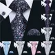 2018 nouveau 8.5cm Cravate 100% Soie Hommes Cravate 10 Couleurs Floral Cravates Pour Hommes Mariage