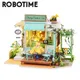 Robotime – maison de poupée en bois pour enfants et adultes, avec meubles, DIY, sucreries et thés