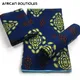 Wax Authentique 100% Coton, Pagne à Imprimés Africains, Étoffe 5,5 m, Ankara, pour Robe de Mariée,