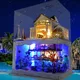 Kit de maison de poupée Miniature, grande Villa de mer, maison de poupée en bois avec meubles,