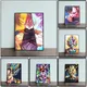 Affiche sur toile de personnages de dessin animé japonais Dragon Ball, Goku Vegeta, peinture murale