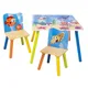 WOLTU – Table de bureau en bois pour enfants ensemble avec 2 chaises et tabourets pour enfants