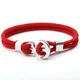 NIUYITID 2019 nouveau fil rouge corde femmes Bracelets Pirate charme ancre Bracelet à la main