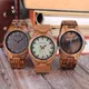 BOBO BIRD – montre en bois pour hommes montres Design spécial montres à Quartz dans boîte cadeau
