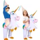 Costume de licorne gonflable pour enfants Costume de Cosplay Animal pour garçons robe de soirée